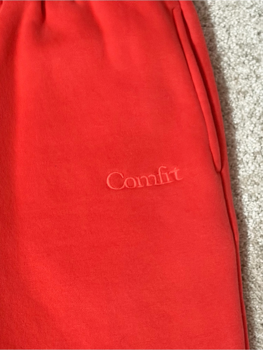 Comfit Wide Leg Pants in Red